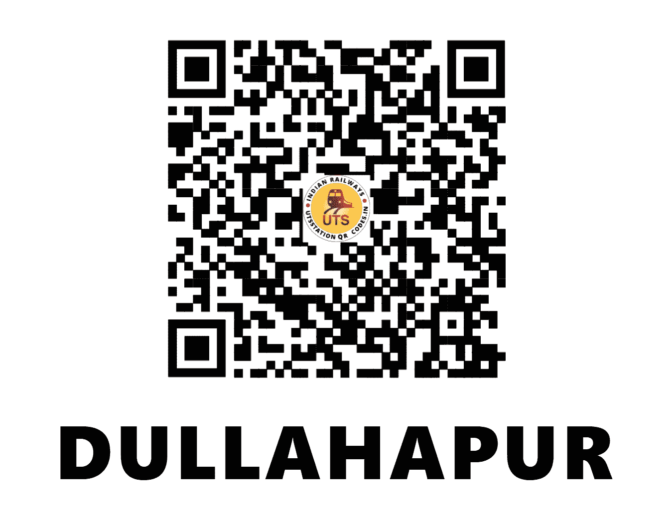 UTS QR Code for DULLAHAPUR - DLR (NE - UTTAR PRADESH)
